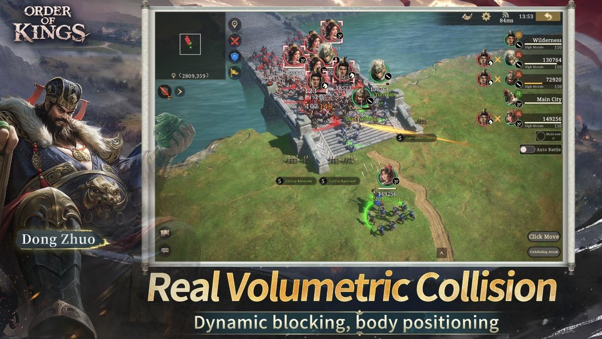 Order of Kings Real Volumetric Collision